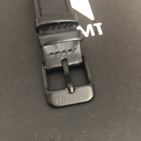 MVMT Avenue Valerie Gunmetal and Black Leather Bracelet Women Wrist Watch - Picture 10 of 10